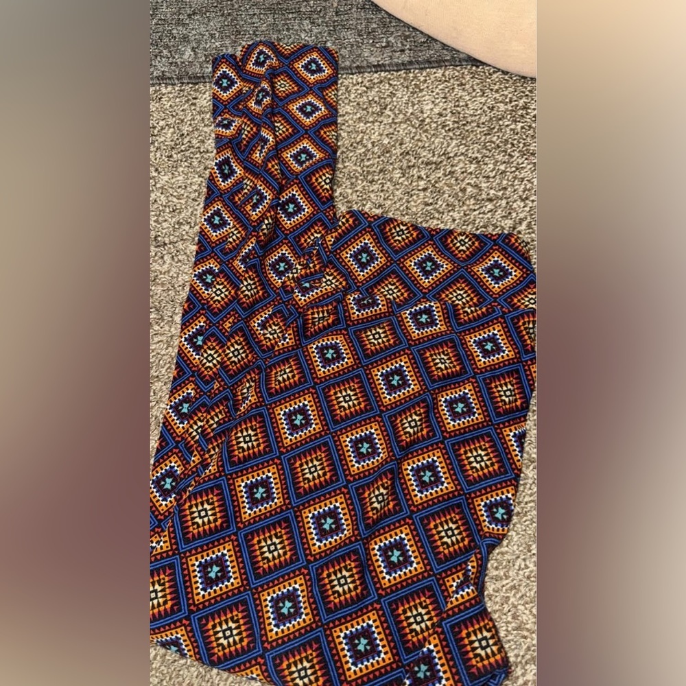 LuLaRoe Colorful Geometric Print Pants